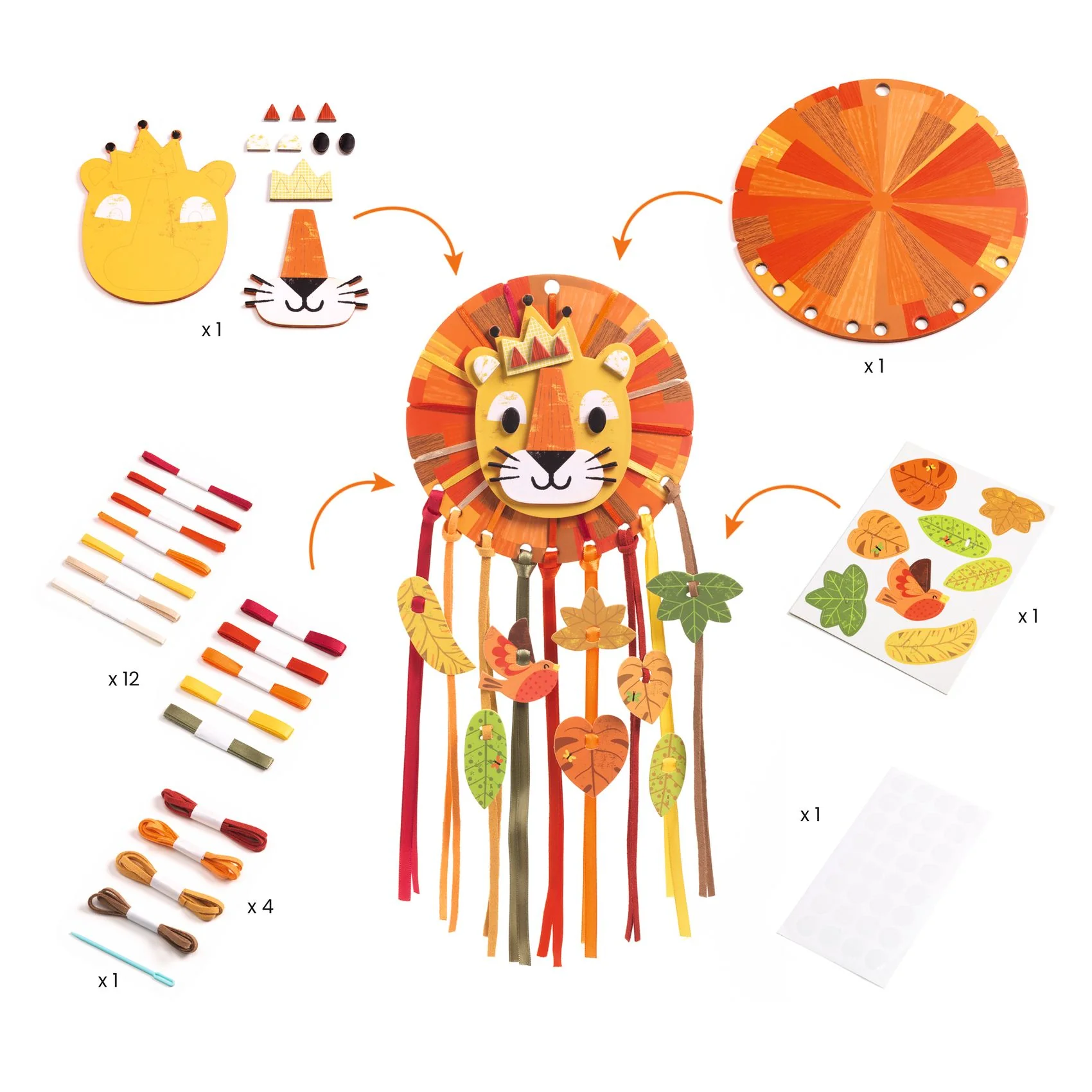 Attrape Rêve petit Lion - Do It Yourself – Image 3